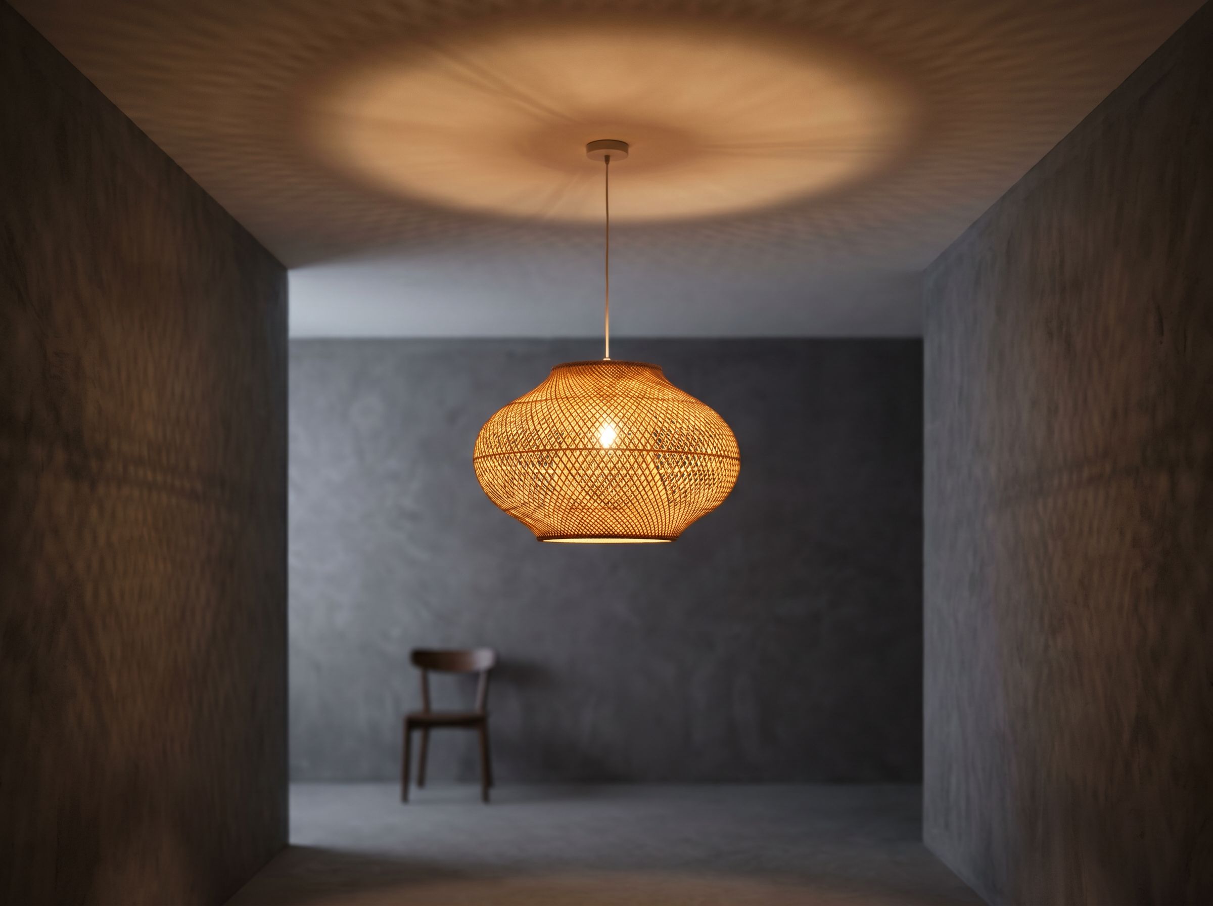 Comment le design boho chic influence t il le choix en lampes suspendues en rotin